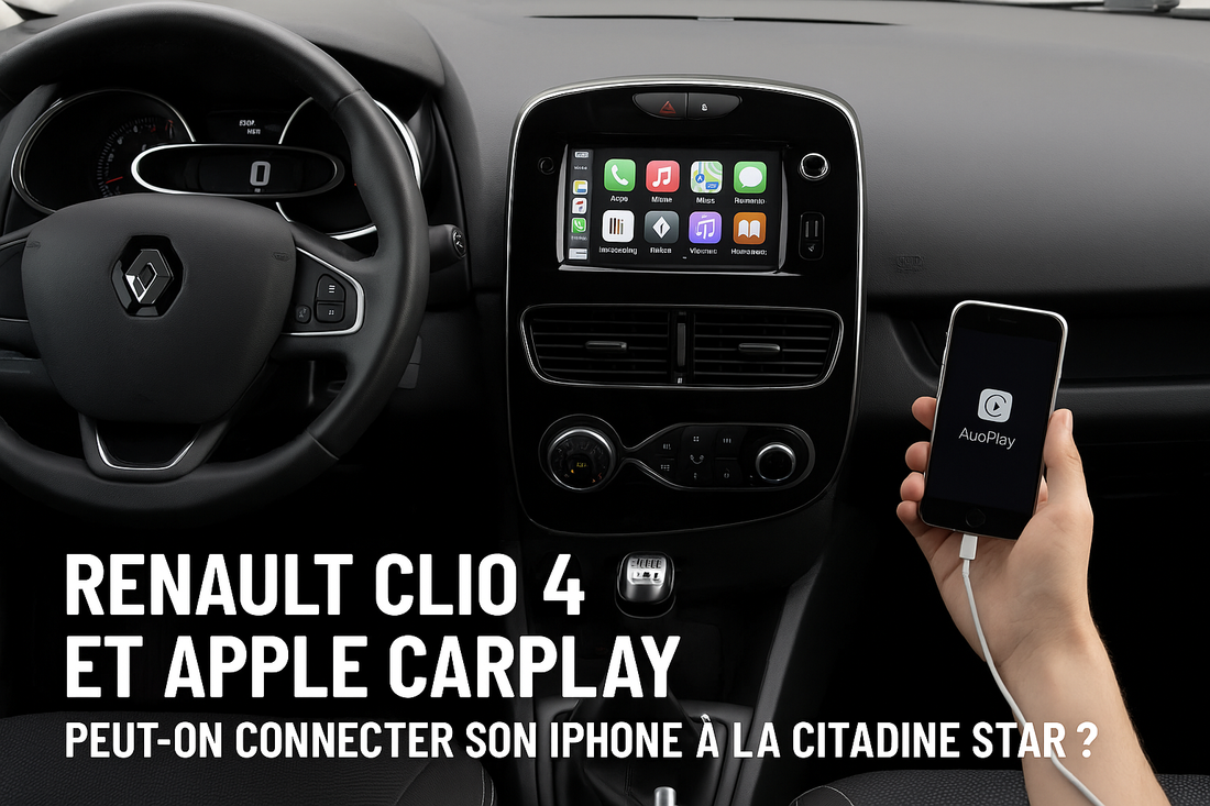 Renault Clio 4 et Apple CarPlay : Peut-on connecter son iPhone à la citadine star ?